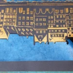 pose du papier découpé