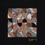 Motifs v2 : argent et or sur fond noir